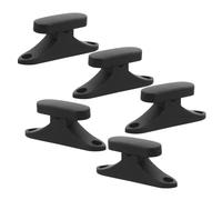 PHENOFICE 5pcs Violin Viola Case Bow Holder Clips Replacement Plastic Secure Hold Bow Clips Quick Installation for Travel and Performances