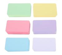 PHENOFICE 600pcs Blank Handwritten Word Cards for DIY Learning and Memory Practice Paper Note Cards with Rounded Corners for Study and Craft Projects