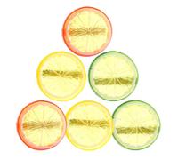 PHENOFICE 6pcs Fruit Hair Clips for Women Acrylic Lemon Hair Clips with Realistic and Cute Design Suitable for Weddings and Proms