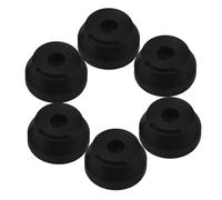 PHENOFICE 6Pcs Heavy Duty Cane Rubber Tips Replacement with Matching Screws Tri-Foot Shape Adjustable Design Black for Adults Walking Stick Outdoor Activities Women Seniors