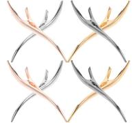 PHENOFICE 8pcs Metal Hair Clips for Women with Comfortable Design and Simple Structure Reliable Hair Accessories for Dates and Birthdays