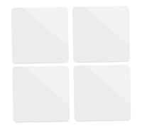 PHENOFICE Acrylic Mirror Reflection Board Photo Backdrop Props 10x10cm White Plate for Studio Photography Photo Studio Accessory