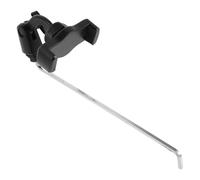 PHENOFICE Alto Saxophone Phone Holder Black Plastic and Stainless Steel Sax Phone Mount, Adjustable Square Socket Mount for A4 Music Sheets, Tablets, Rehearsal and Daily Practicing