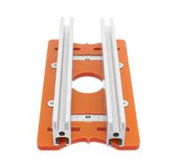 PHENOFICE Aluminum Batch Insert Router Woodworking for Table Plate with Precision Positioning, Errorfree Processing, and Compatible with Mini Milling Machine Parts Workshop Use