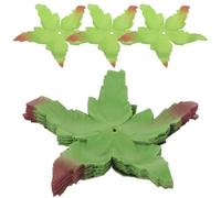 PHENOFICE Artificial Receptacles Flower Green Sepals Fabric 50pcs Craft Realistic and Vivid Making for Flowers Suitable Needs