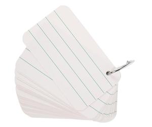 PHENOFICE Blank Flash Cards for Word Memory and Revision, Smooth Paper Material with Creative Design, Portable Note Cards for Study and Office Use