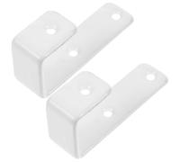 PHENOFICE Bunk Bed Ladder Hook Accessory Iron Plastic Fixing Bracket White