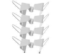 PHENOFICE Canvas Clips Picture Frame Clamps Stainless Steel 4pcs Smooth and Well Polished Finish, Strong and Sturdy for Oil Painting Frame for Art Supplies