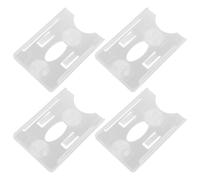PHENOFICE Car Windshield Parking Ticket Holders 4pcs and Sl esign Plastic with Sturdy Construction Versatile Id Badge Holders for Parking Permits and Cards
