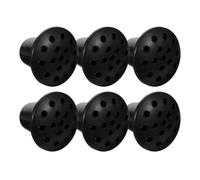 PHENOFICE Cemetery Flower with Elegant and Stylish Design with 16 Holes 6pcs Black Grave Keeps Flowers Upright for Indoor and Outdoor Use for Memorial Grave