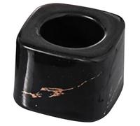 PHENOFICE Ceramic Protective Kitchen for to Holder and Toothbrush Bathroom, Black Electric Stand with Easy to Clean Design, Modern Simple Style with Beautiful Use