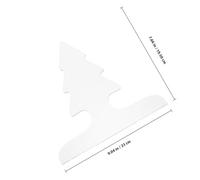 PHENOFICE Clear Acrylic Christmas Charcuterie Board Handle Template with High Transparency for Precise Cutting Board Handle Tracing Lightweight Kitchen Stencil Guide for Chefs and Cooking