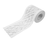 PHENOFICE Decorative Music Notes Printed Toilet Paper Roll, Single Roll Bathroom Tissue with Creative Music Pattern, Novelty Printed Tissue for Home and Party Use