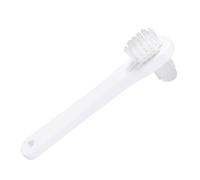 PHENOFICE Denture Brush Easy to Carry Retainers, 4pcs for Dual Dentures and and Nylon Material Large Multi-Tufted and Smaller Angle-Trimmed Brush Toothbrush Pack