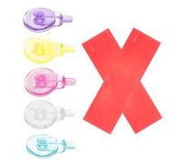 PHENOFICE Diamond Art Roller Wheel Set with 5 Glue Rollers and 2 Wax Pads for DIY Rhinestone Painting Crafts Multifunctional Diamond Drawing Tool for Home Craft Supplies