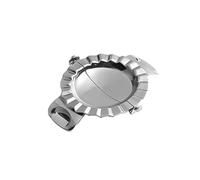 PHENOFICE Dumpling Maker Easy Dumpling Dough Press Tool Stainless Steel for and Mini Pie Making, Sturdy Mold Silver Colour for Home Kitchen and Restaurant Use