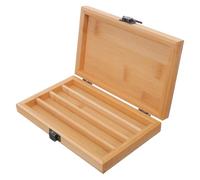 PHENOFICE Empty Watercolor Paint Palette with Hinged Lid, Lightweight Metal Mixing Tray for Acrylics and Craft Paints, Multiple Compartments, for Plein Air Painting and Outdoor Sketching
