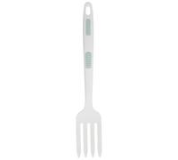 PHENOFICE Ergonomic Silicone Food Fork with No Burrs, Multi-Function Kitchen Utensil Made of Heat-Resistant White Silicone, for Pasta, Stir Fry and Everyday Dining