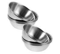 PHENOFICE Facial Mask Mixing Bowls Set and Prevents Residue Buildup 3.5 Inch round 8pcs Stainless Steel Sl ace Mask Bowls Easy to Clean for Cosmetic Applications at Home Use