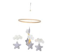PHENOFICE Felt Animal Mobiles for Crib Winne The Nursery Decor Spiral Car Hanging Toys Decorative Mobiles for Boys Girls Rooms