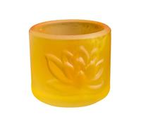 PHENOFICE Glaze Lotus Cup Decorative Water Cup for Buddha at Home Temple Scenario Offering Supply