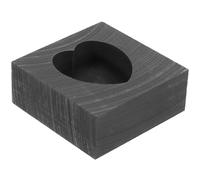 PHENOFICE Heart Shape Graphite Ingot Mold Silver Ingot DIY Mold Suitable for High Temperature Melting and Emergency Heat Or Cold Usage Metal Melting and Conducting an Experiment Black
