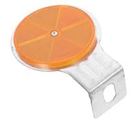PHENOFICE High Visibility Reflective Road Marker Sign with Mounting Hole, round Abs Material for Highways and Traffic Warnings, Easy Installation Outdoor Safety Driveway Reflectors