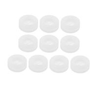 PHENOFICE Hole Grommets 10pcs Silicone Straw Hole Plugs for Jar Lids Leakproof Straw Grommet