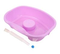 PHENOFICE Inflatable Bed Hair Washing Basin for Elderly and Bedridden Patients, Plastic Portable Shampoo Basin with Comfortable Neck Position, Easy Hair Washing Aid for Bedside Use