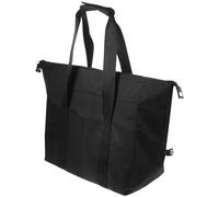 PHENOFICE Large Capacity Insulated Cooler Bag Black Oxford Cloth Epe Foam Aluminum Thermal Picnic Tote for Camping Trips 20l