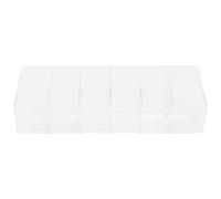 PHENOFICE Large Capacity Plastic Makeup Organizer Box for Desktop and Bedroom, Neat and Orderly Cosmetic Storage Case with Delicate Appearance, Lipstick and Nail Polish Holder