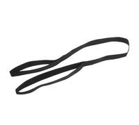PHENOFICE Leg Lifter Strap for Seniors Large Foot Loop, Mobility Aid for Knee and Rehabilitation Exercises, Black Polyester Material for Daily Workouts and Mobility Assistance