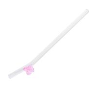 PHENOFICE Luxury Bowknot Glass Straw Reusable Elegant and Safe for Your Health for Drinks