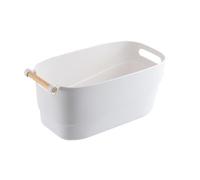 PHENOFICE Manicure Material and Bowl for Japanese-style Hand Soaking Care Made Skin-friendly Pp Not Easy to Deform Art White Colour of Self-manicures Professional Nail Salons