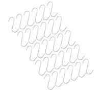 PHENOFICE Meat Hooks Sturdy Stainless Steel 30pcs S-Shaped for Hanging Meat and Food Organizing Suitable for Food Service Settings