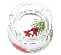 PHENOFICE Miniature Fish Bowl Doll House Decor Resin Tank Model Tiny House Accessories for Crafting and Decoration Realistic Fish Bowl Design for Landscapes and Learning Rewards