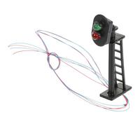 PHENOFICE Miniature Sand Table Signal Model for Model Train Layouts Realistic DIY Traffic Light Scenery Decoration Craft for Mini Garden Micro-landscape Lightweight and Easy to Store