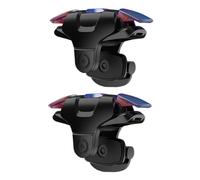 PHENOFICE Mobile Game Trigger with Non-slip Pads Metal Phone Controller Buttons for Enhanced Mobile Gaming Experience Compatible with Left and Right Hand Use