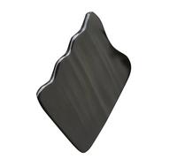 PHENOFICE Multi-Functional Scraping Plate Black Natural Buffalo Horn Massager Tool for Trigger Point Therapy and Neck Relaxation