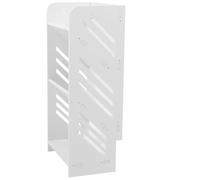 PHENOFICE Multi-layered Wooden Shoe Rack Elegant European Style Simple Structure Easy to Assemble Design Shoe Storage Shelves for Entryway Organiser and Dormitory Use White Narrow