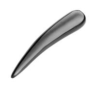 PHENOFICE Natural Horn Massage Rod Black - Acupuncture Scraping Stick for Trigger Point Therapy and Muscle Relaxation - Traditional Gua Sha Tool for Back and Body Wellness