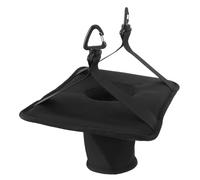 PHENOFICE Nylon Floating Drink Holder Pool Cup Supply Wear-resistant Beverage Float with Bright Colors for Pool Parties No Inflation Needed Black