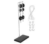 PHENOFICE Physics Pulley Kit with Galvanized Base for Education Single Double Pulley System Stable Lightweight Design for Physics Lab Science Experiments and Teaching Tools