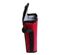 PHENOFICE Portable Insulated Wine Bottle Bag Double Compartment Wine Carrier for Weddings Christmas and Housewarming Lightweight Pouch Elegant Design