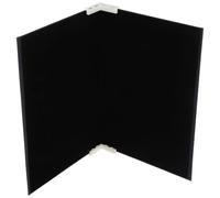 PHENOFICE Portable Small Product Photography Backdrops Kit with Double-sided Flocking Structure, Foldable Black Velvet Cardboard Board for Jewelry and Other Small Items, for Product