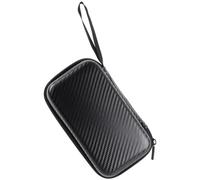 PHENOFICE Portable Sturdy Pu Material for Eva Storage Bag with Zipper Design Black Protective Case to Prevent and Splashes, for Travel and Daily Use