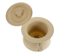 PHENOFICE Portable Urinal Bottle Urine Pot with Lid Sturdy Thickened Plastic Bedside Potty for Disabled Adults Home Use Light Yellow