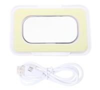 PHENOFICE Portable Wipes Warmer Box for Wet Tissue with Constant Temperature Heating and Abs Material, Suitable for Use When Going and Can be Put in Bag