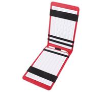 PHENOFICE Pu Golf Scorecard Holder with Crocodile Pattern, Portable and Scratch-resistant Golf Score Recording Notebook for Golfers, for Tournament Score Keeping
