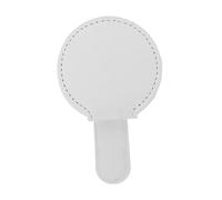 PHENOFICE PU Leather Sun Visor Glasses Clip with Magnet Car Sunglasses Holder and Bill Card Organizer for Vehicle Visor Practical Multi-use Clamp for Secure Storage and Driving Safety White